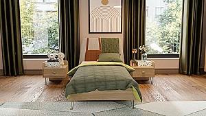 Pat copii Dogtas GRETA 100x200cm Maro