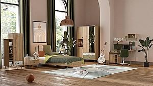 Dulap pentru copii Dogtas GRETA (3usi) Maro