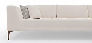 Canapea coltar Dogtas LUCCA PLUS Right 290x225cm GK2257 Velvet Ivory (Alb)