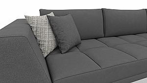 Canapea coltar Dogtas LUCCA PLUS Right 290x225cm GK2252 Velvet Gri