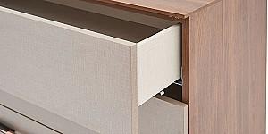 Comoda Dogtas NOVA 108cm Nuc (Maro)/Cappuccino/Negru