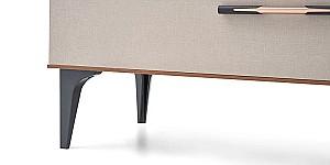 Comoda Dogtas NOVA 108cm Nuc (Maro)/Cappuccino/Negru