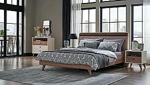 Comoda Dogtas MAYER 90.6cm Alb/Stejar (Maro)