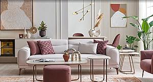 Masuta de cafea, reviste Dogtas MILENA Crem/Bronz