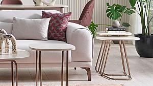 Masuta de cafea, reviste Dogtas MILENA Crem/Bronz