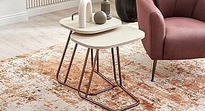 Masuta de cafea, reviste Dogtas MILENA Crem/Bronz