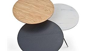 Masuta de cafea, reviste Dogtas AGNES Marble (Alb)