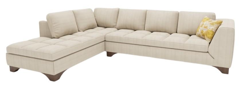 Canapea coltar Dogtas LUCCA (290*225 cm) sand velvet