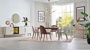 Comoda Dogtas NICOLE Cream/Bronze