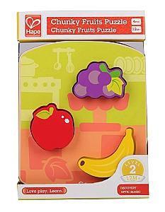 Jucarie interactiva Hape Chunky fruit (E1453A)