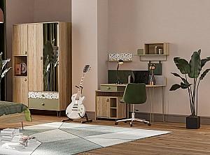 Masa de birou Dogtas GRETA 135cm Maro/Verde