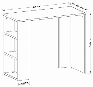 Masa de birou Trendy Netenya Alb