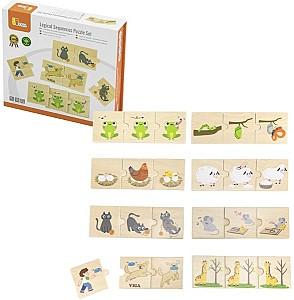 Joc de logica VIGA Acțiunile animalelor (44751)
