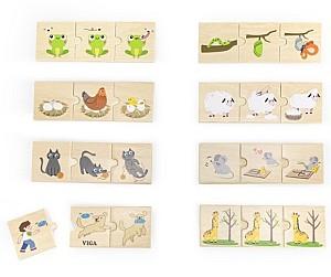 Joc de logica VIGA Acțiunile animalelor (44751)