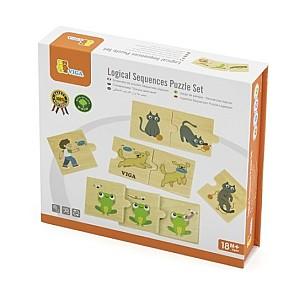 Joc de logica VIGA Acțiunile animalelor (44751)