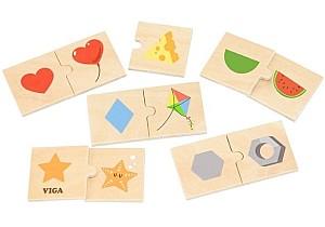 Joc de logica VIGA Forme și obiecte (44779)
