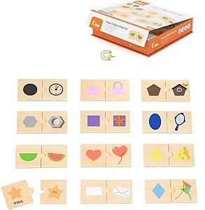 Joc de logica VIGA Forme și obiecte (44779)