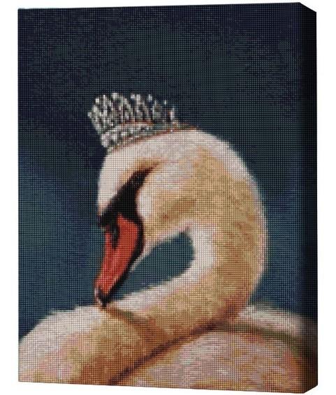 Pictura cu diamante BrushMe Prințesa Lebădă, Lucia Heffernan 40*50 сm (fără cutie)