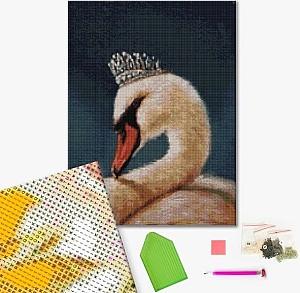 Pictura cu diamante BrushMe Prințesa Lebădă, Lucia Heffernan 40*50 сm (fără cutie)