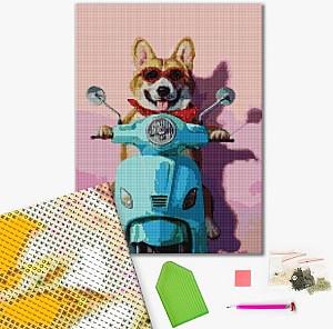Pictura cu diamante BrushMe Vacanță la Roma, Lucia Heffernan 40*50 сm (fără cutie)