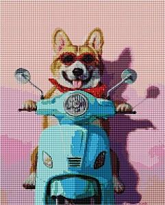 Pictura cu diamante BrushMe Vacanță la Roma, Lucia Heffernan 40*50 сm (fără cutie)