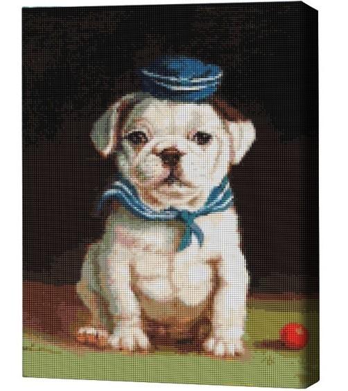 Pictura cu diamante BrushMe Bulldog, Lucia Heffernan 40*50 сm (fără cutie)