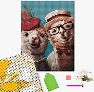 Pictura cu diamante BrushMe Lame drăguțe, Lucia Heffernan 40*50 сm (fără cutie)