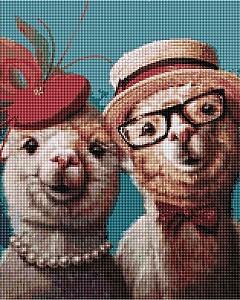 Pictura cu diamante BrushMe Lame drăguțe, Lucia Heffernan 40*50 сm (fără cutie)