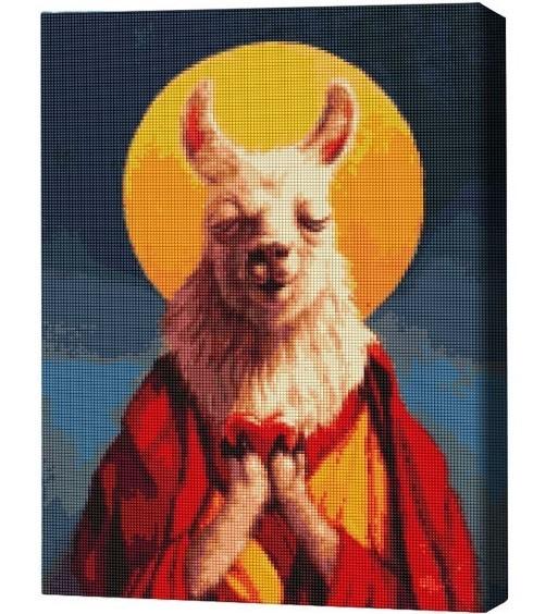 Pictura cu diamante BrushMe Dalai – Lama, Lucia Heffernan 40*50 сm (fără cutie)