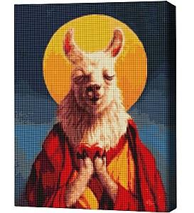 Pictura cu diamante BrushMe Dalai – Lama, Lucia Heffernan 40*50 сm (fără cutie)