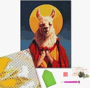 Pictura cu diamante BrushMe Dalai – Lama, Lucia Heffernan 40*50 сm (fără cutie)