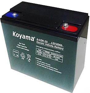 Acumulator auto Koyama 6-DZM-20 12V 20Ah 181/77/171