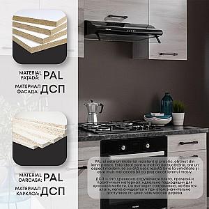 Set mobila bucatarie Ambianta Iris 1.8 m Alb Samoa