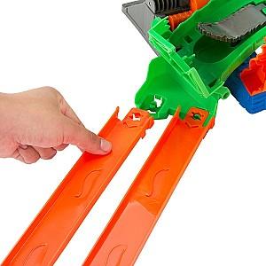  Hot Wheels Demolarea Dragonului cu 2 mașini Monster Trucks 1:64