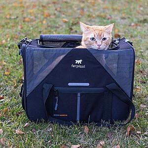 Transportator de pisici Ferplast Voyager 350 Grey