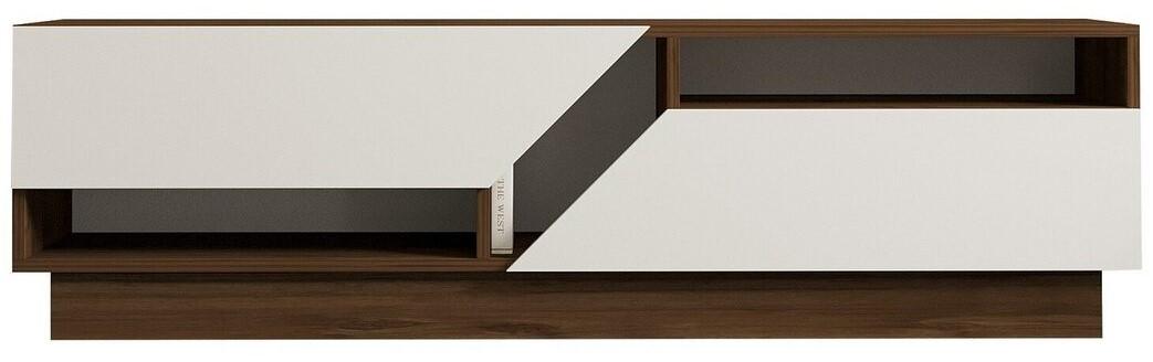 Tumba pentru televizor Trendy Koza Nuc (Maro)/Alb