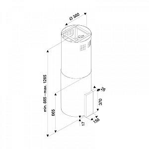 Hota Tornado TUBE ISLAND 1200 (40) LED BL 
