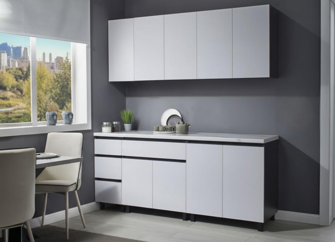 Set mobila bucatarie Ambianta Astra 2 m Alb