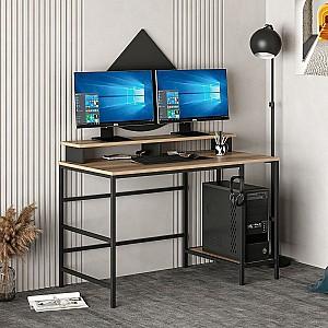 Masa de birou Trendy Greta L Dore (Maro)/Negru