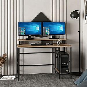 Masa de birou Trendy Greta L Dore (Maro)/Negru