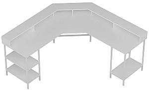 Masa de birou Trendy Power L Alb