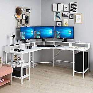 Masa de birou Trendy Power L Alb