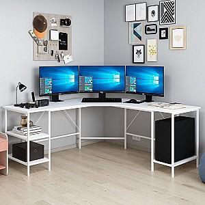 Masa de birou Trendy Power L Alb