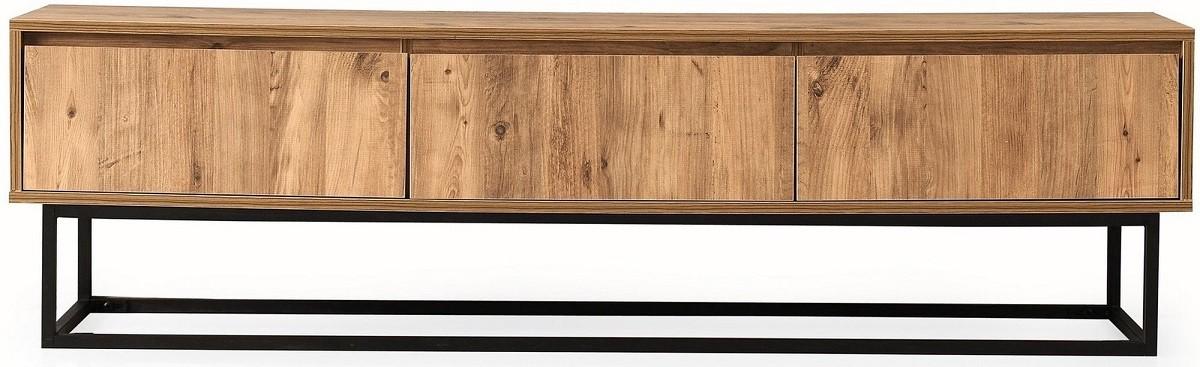 Tumba pentru televizor Trendy Tilsim 180 Negru/Pin (Maro)