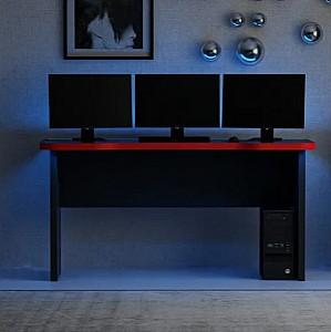 Masa gaming Trendy Phoenix 1 Negru/Rosu