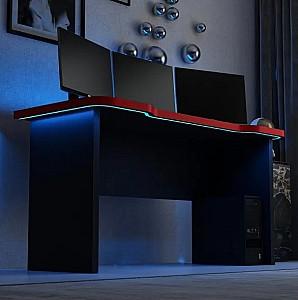 Masa gaming Trendy Phoenix 1 Negru/Rosu