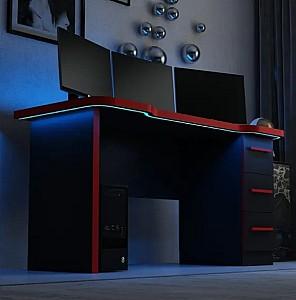 Masa gaming Trendy Phoenix 10 Negru/Rosu