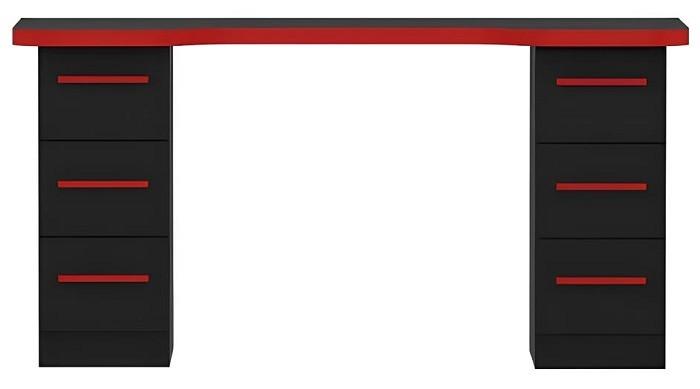 Masa gaming Trendy Phoenix 3 Negru/Rosu