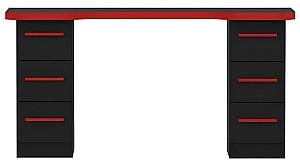 Masa gaming Trendy Phoenix 3 Negru/Rosu