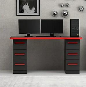 Masa gaming Trendy Phoenix 3 Negru/Rosu